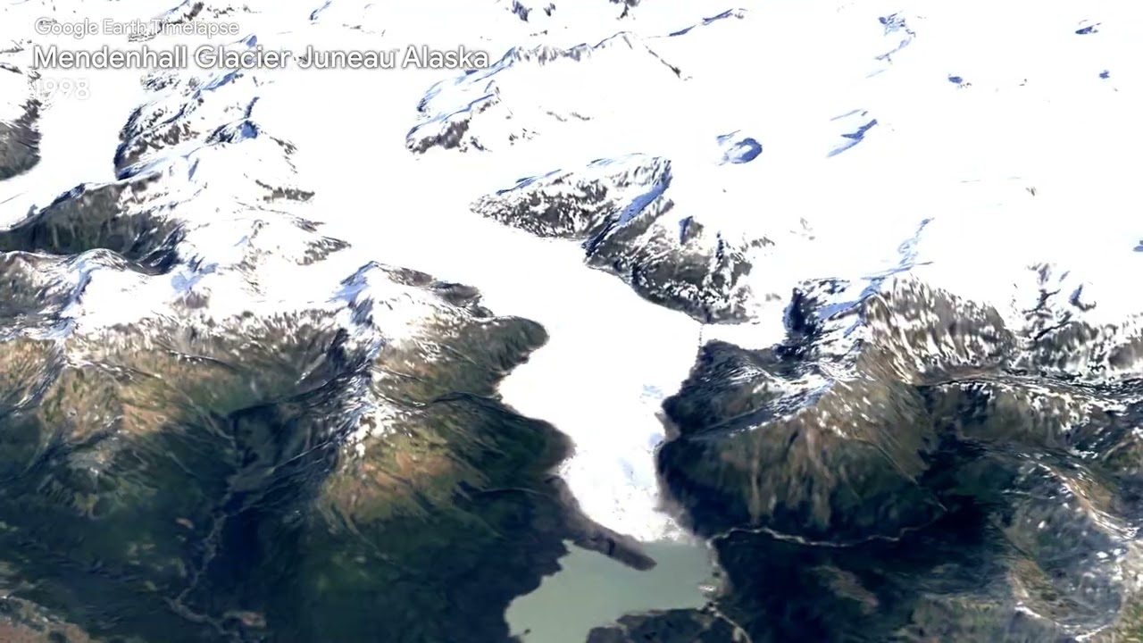 Mendenhall Glacier Juneau Alaska - Earth Timelapse