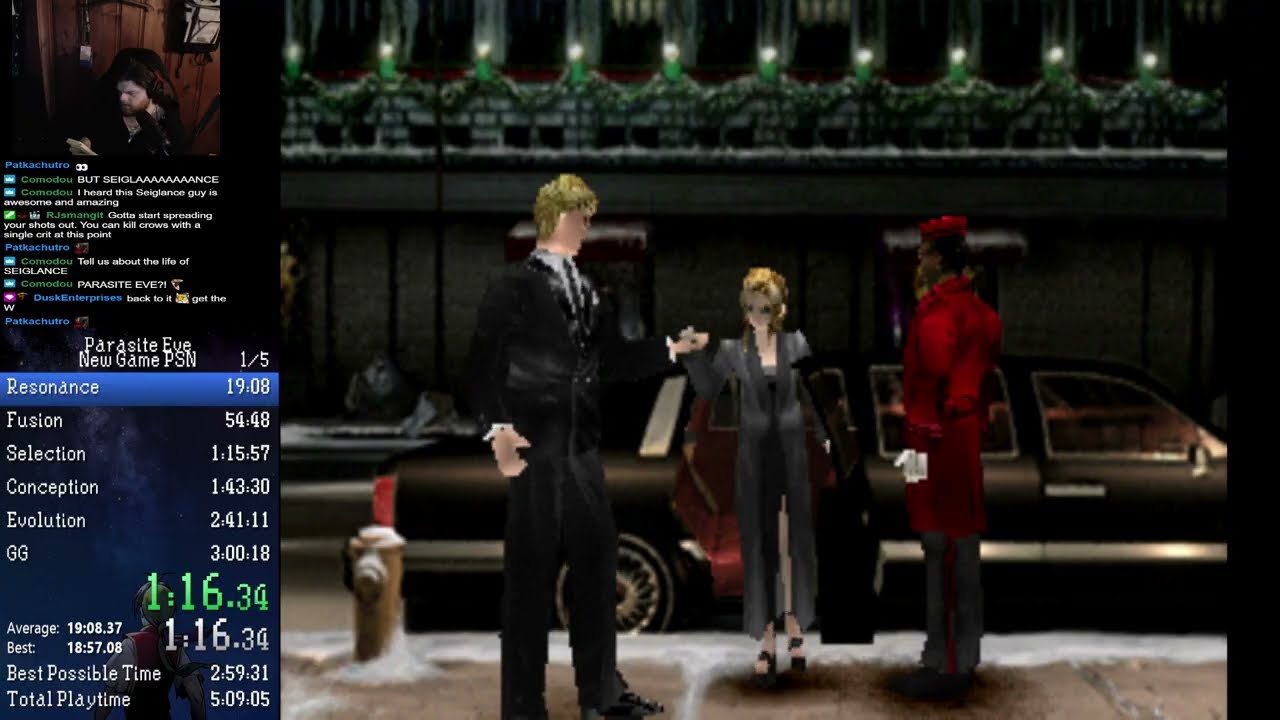 Parasite Eve Any% Speedrun - 2:50:42
