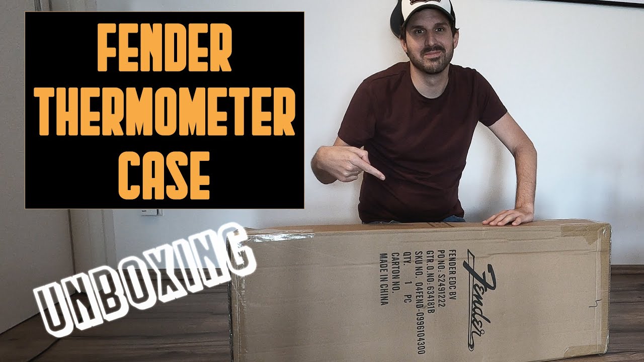 UNBOXING |  Fender Thermometer Case | For Telecaster