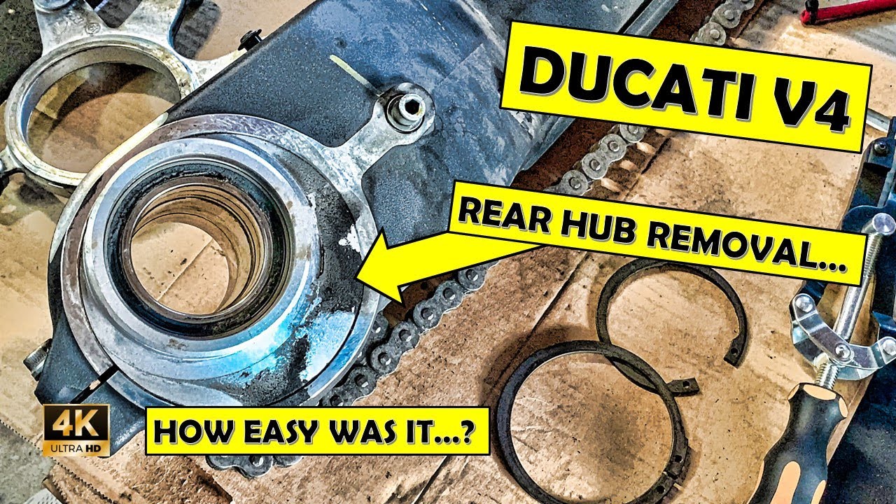 Ducati V4 Rear Hub Removal/Service