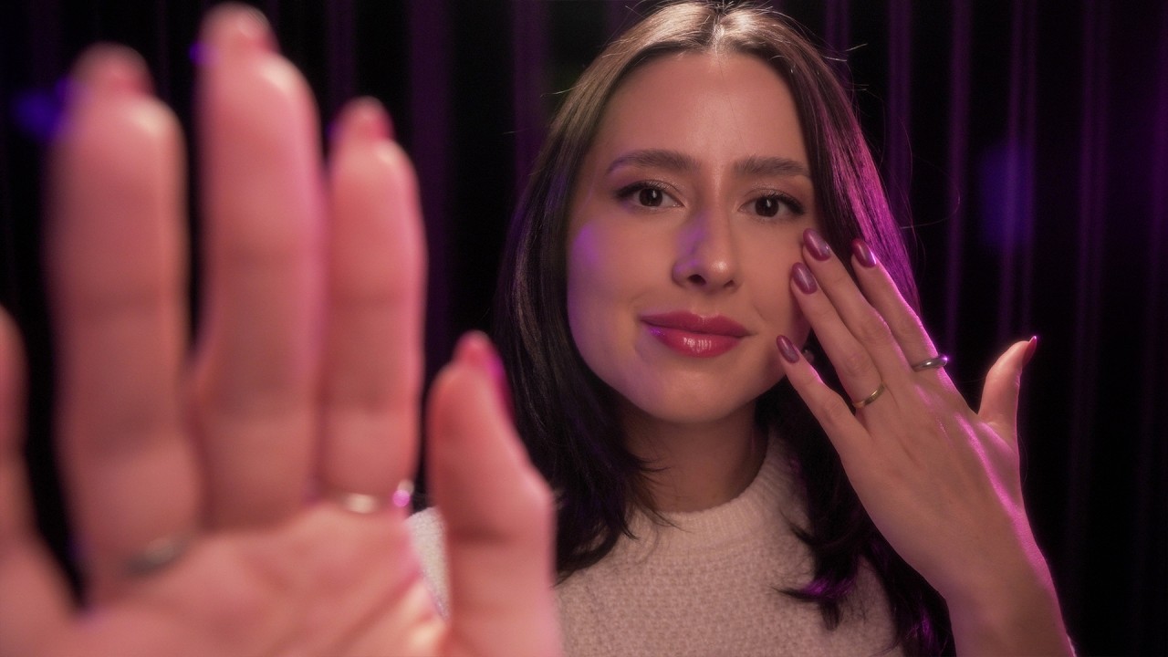 ASMR Mirrored Hand Movements 🌧️ Relaxing Visual Triggers for Sleep