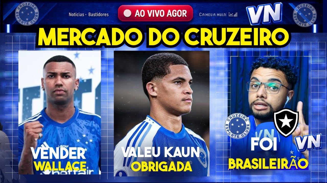 🔵 MERCADO DA BOLA CRUZEIRO | KAUN PRATES ,BRASILEIRÃO,WALLACE