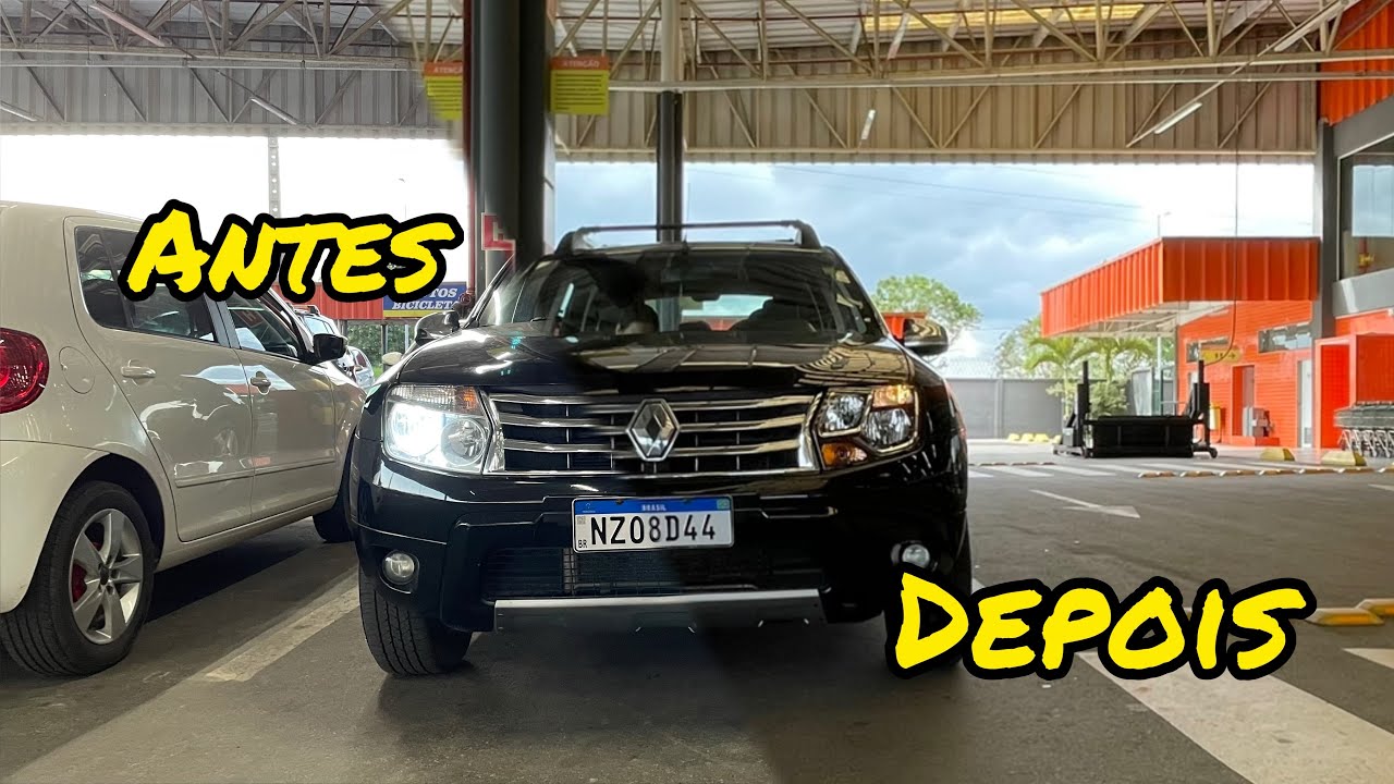 Duster 2012 faróis da 2016