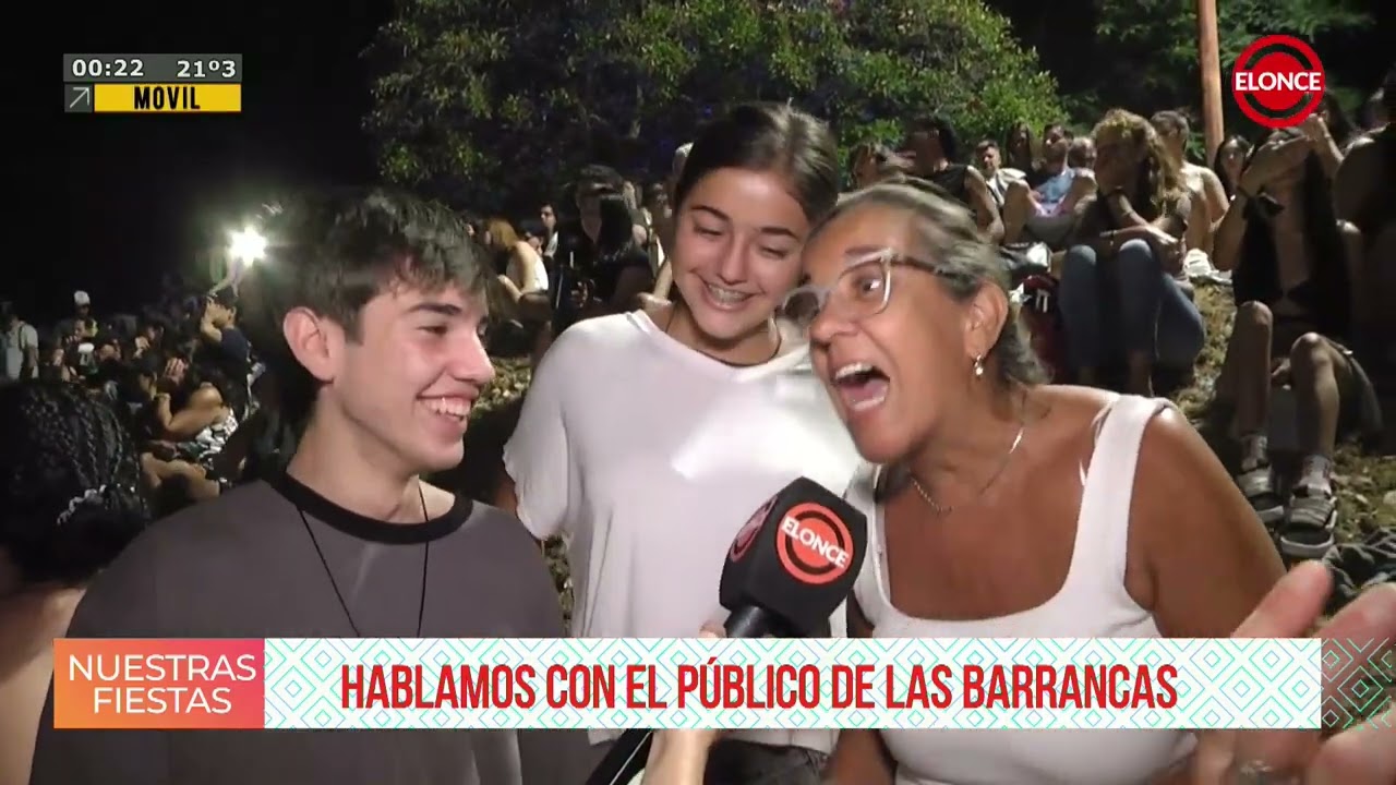 2da noche 35ª Fiesta Nacional del Mate Paraná 2026 - Hablamos con el público de las barrancas