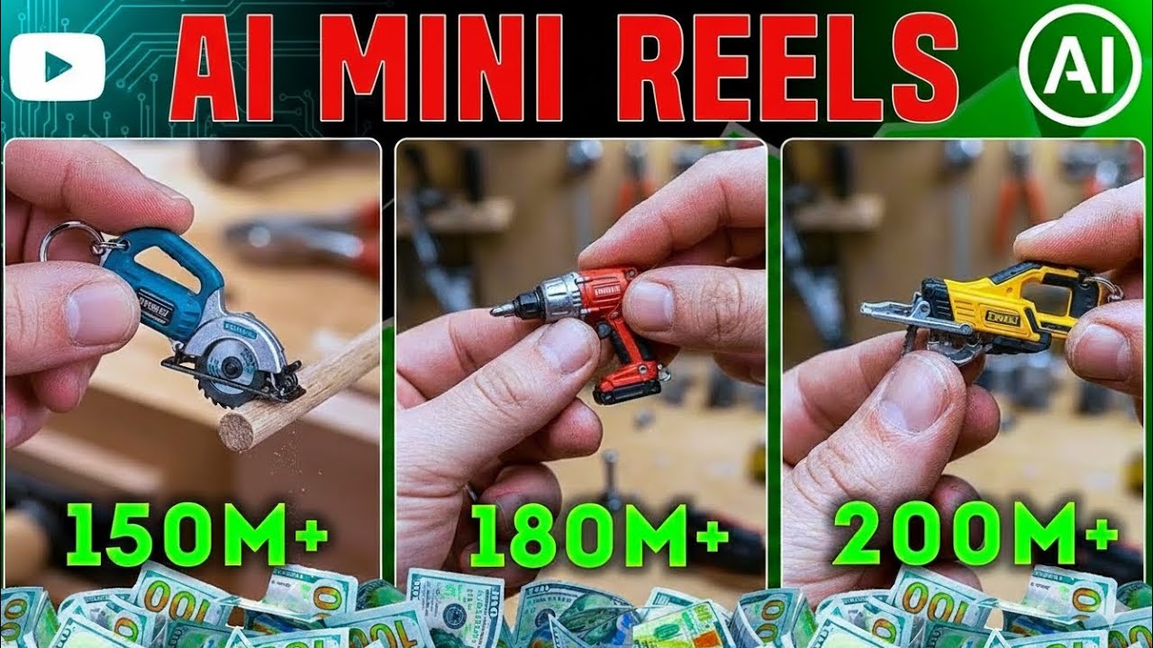 AI Se Mini Tools Reels Kaise Banaye 😍 | Faceless Viral Content Full Tutorial 2026