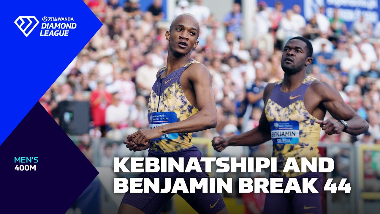 Kebinatshipi and Benjamin BOTH go sub-44 in Silesia 400m - Wanda Diamond League 2026