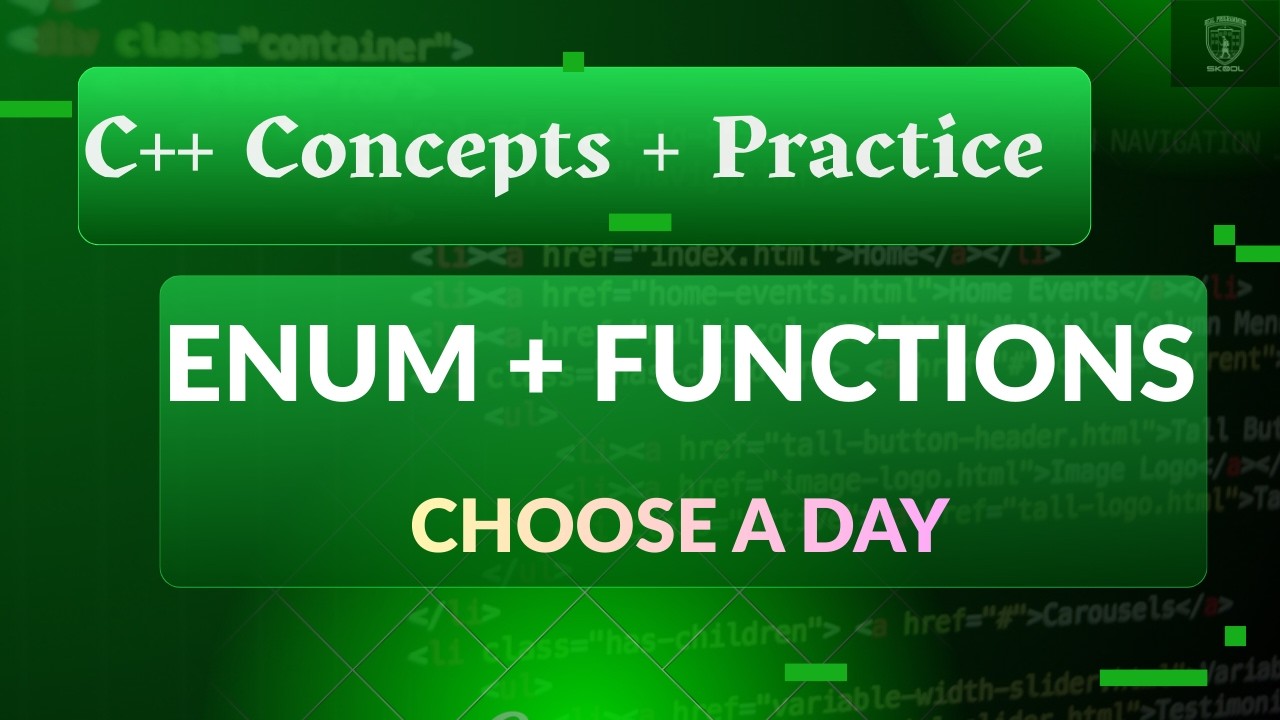 How to Use Enum with Functions in C++