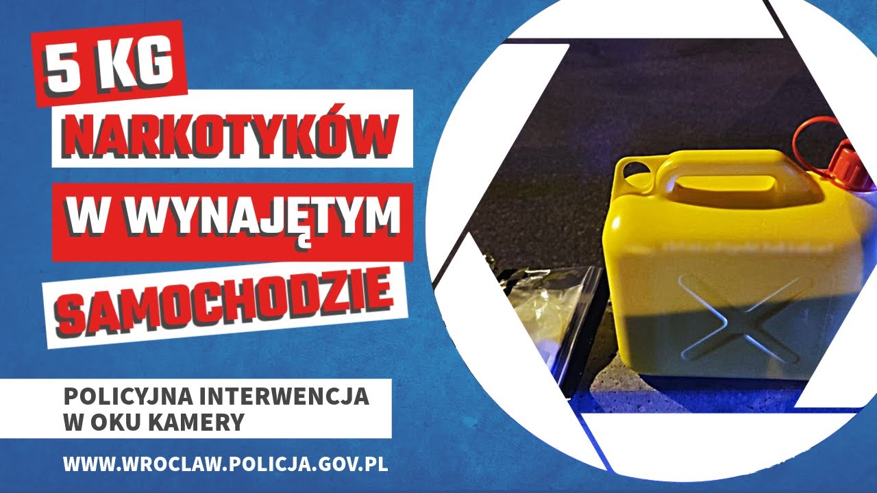 5 kg narkotyków w wynajętym samochodzie