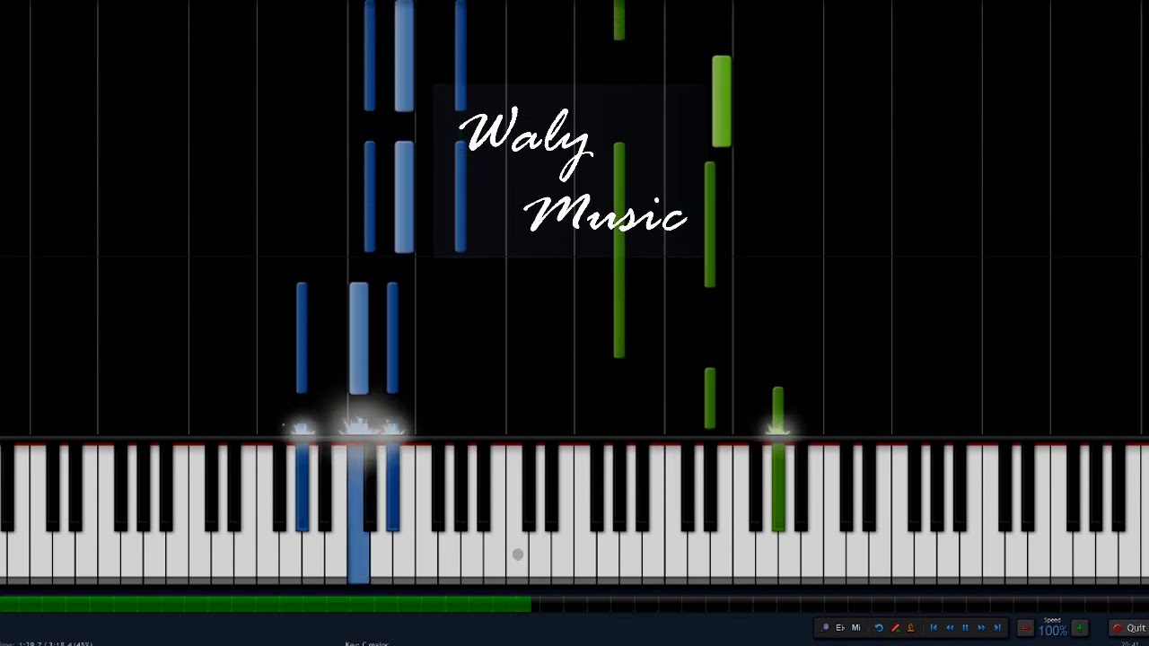 Vivo Por Ella / Andrea Bocelli, Marta Sanchez / Synthesia/ Piano 🎼🎹