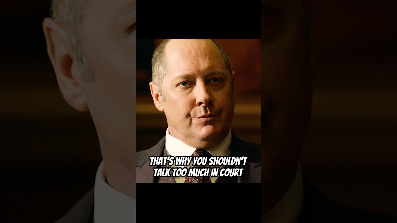 That's why you shouldn't talk too much in court #series #shorts #foryou #blacklist  #drama