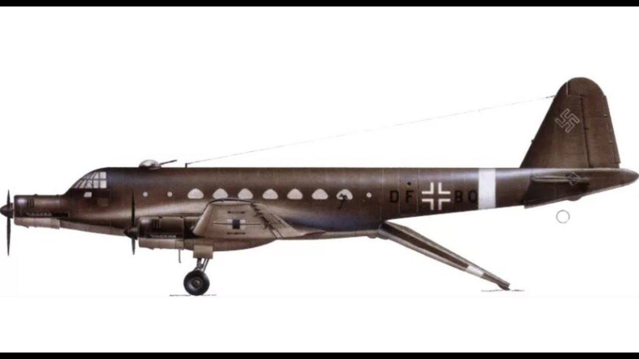 Немецкий многоцелевой транспортный самолет Ju-252