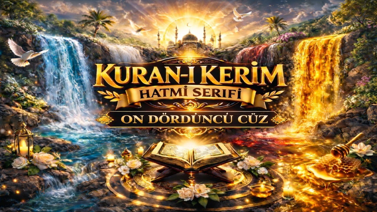 KURAN-I KERİM HATMİ ŞERİFİ - MUKABELE - ON D&Ouml;RD&Uuml;NC&Uuml; C&Uuml;Z #kuran #quran #quranrecitation #qurantilawat