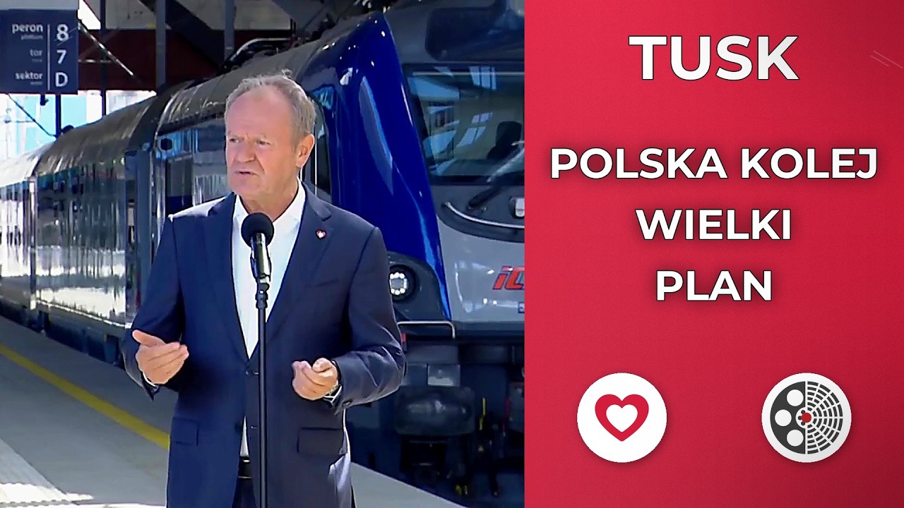Donald Tusk ogłasza wielki plan dla polskiej kolei