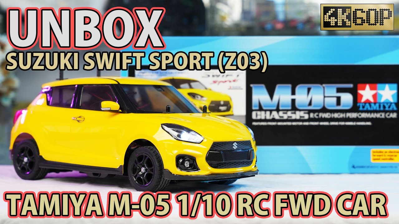 Unbox【Tamiya Suzuki Swift Sport M-05 Chassis】Tamiya 58679 1/10 RC Tamiya RC 遙控車 鈴木汽車 田宮RC タミヤ RCカー