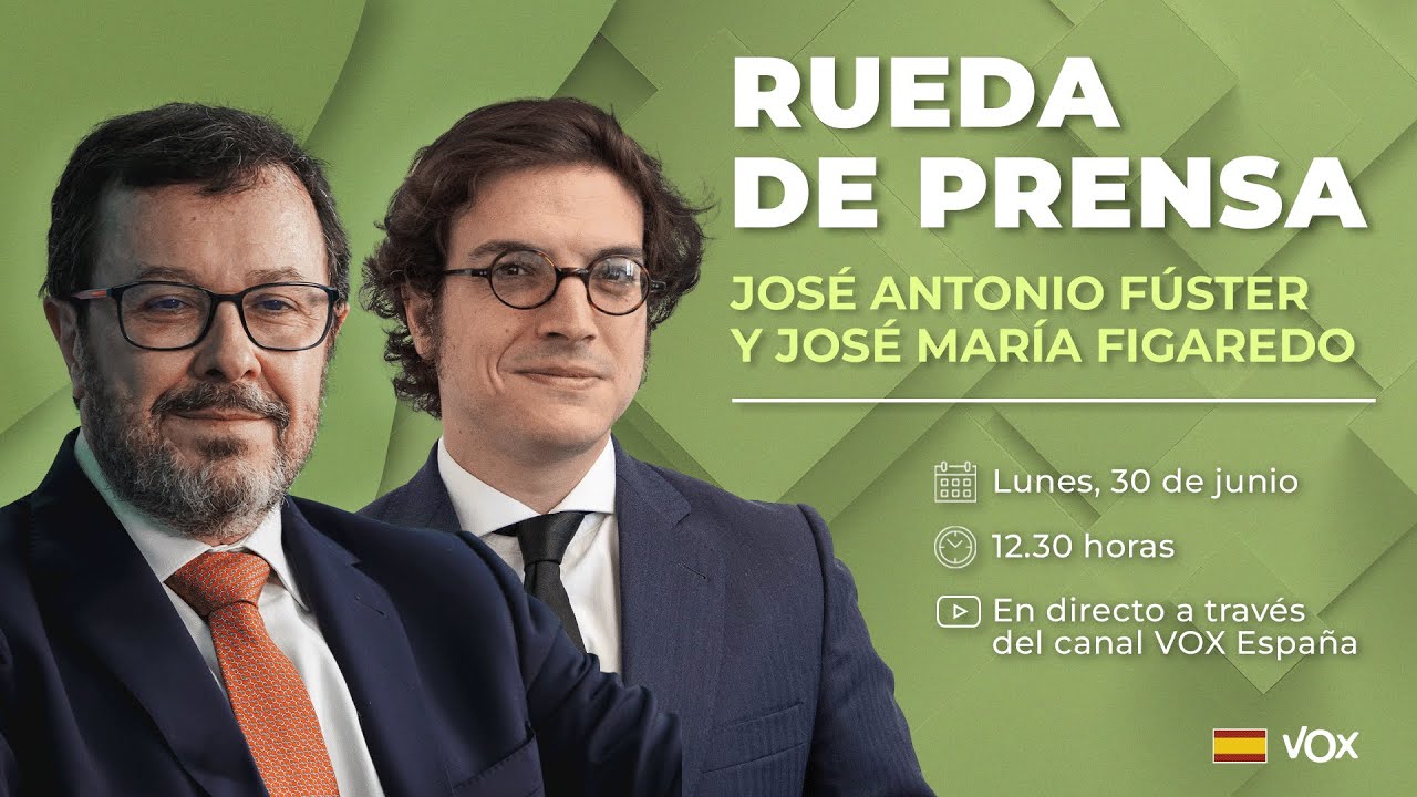 🔴 DIRECTO | Rueda de prensa de José Antonio Fúster y José María Figaredo