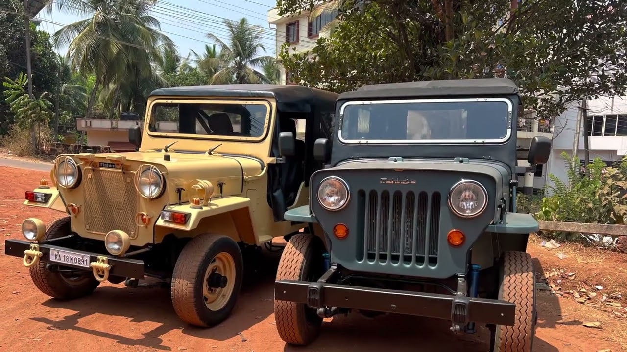 OLD Mahindra jeep￼