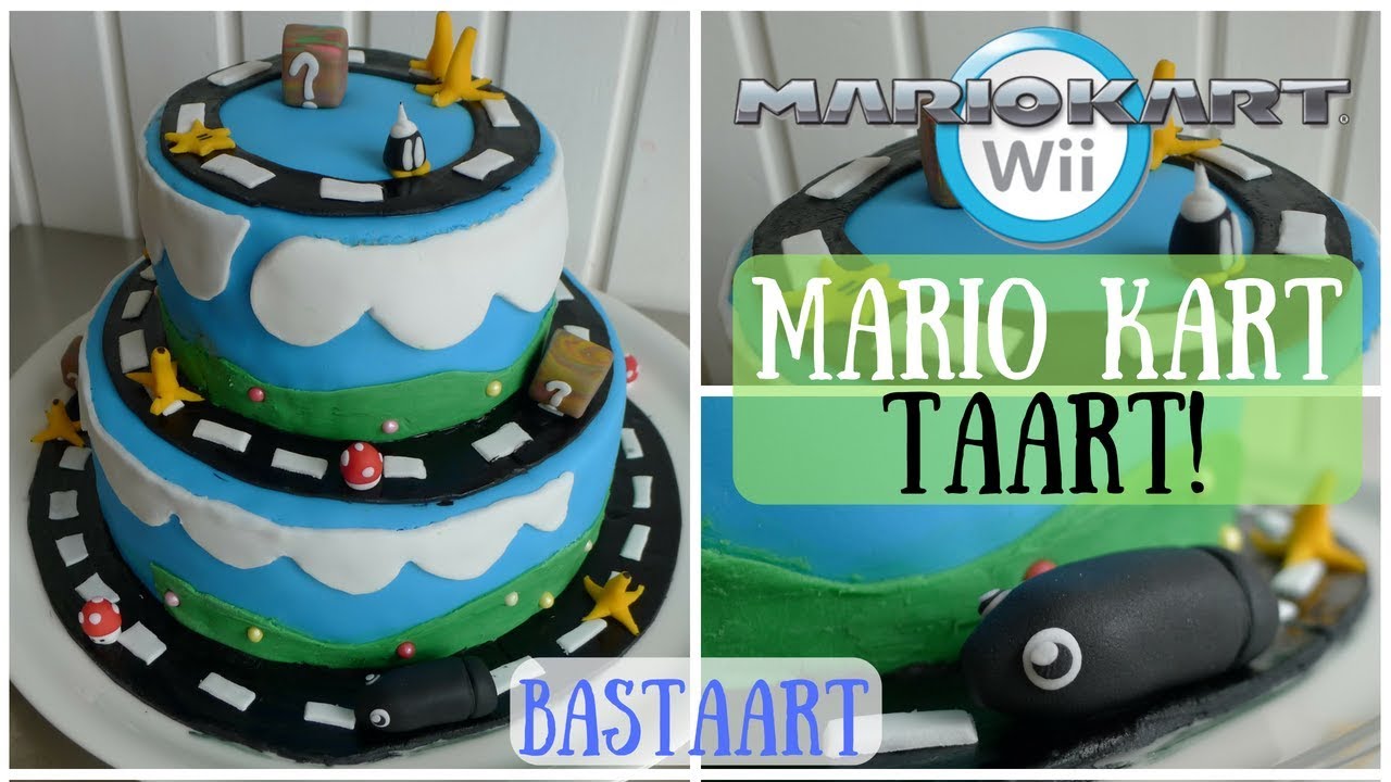 Recept voor een Mario Kart Taart! - Bakken met Bastaart