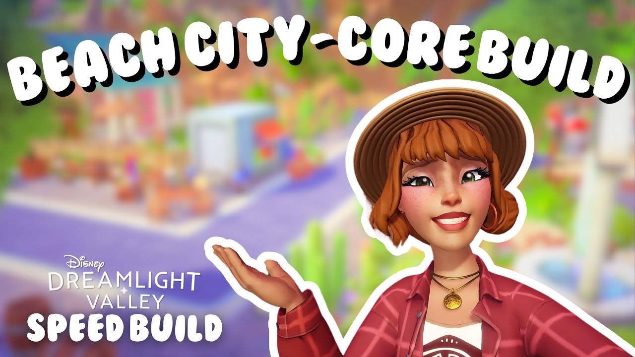 beach street speed build in disney dreamlight valley!