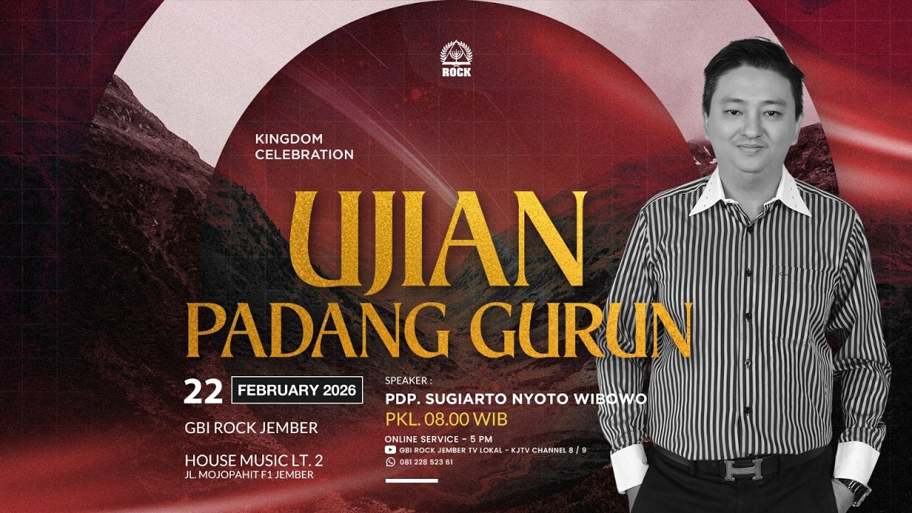 IBADAH RAYA GBI ROCK JEMBER 22 Februari 2026