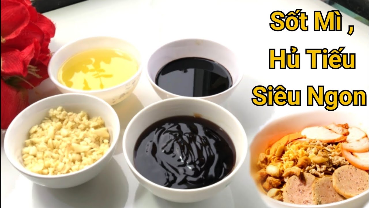 Đây Là Cách Làm Nước Sốt Mì Khô - Hủ Tiếu Khô Siêu Ngon - Công Thức Kinh Doanh