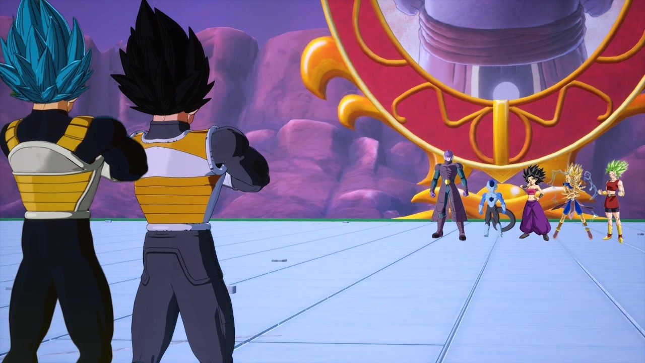 Vegeta Form Vs Universe 6! Dragon Ball Sparking Zero