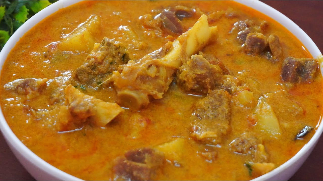 மட்டன் குழம்பு உருளைக்கிழங்கு சேர்த்து இப்படி அருமையா செய்ங்க| Mutton Kulambu in Tamil| Mutton Curry