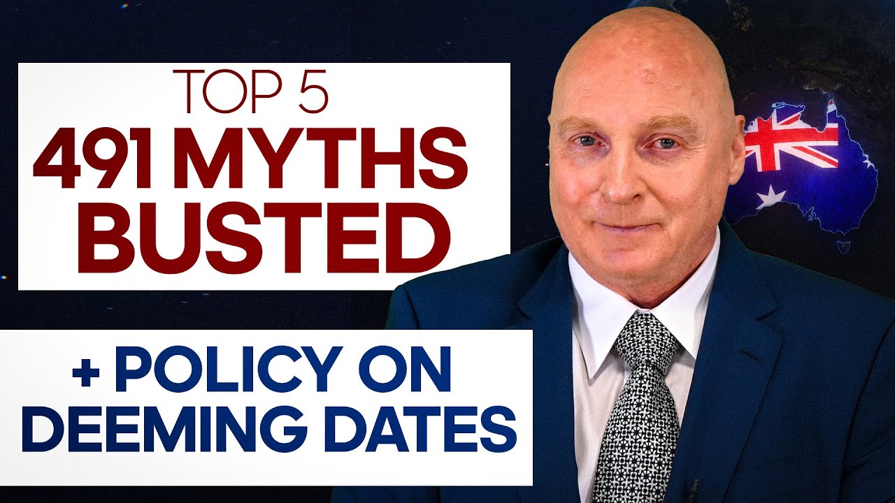 Australian Immigration News. Top 5 491 Visa Myths Busted + Work experience points and Deeming Dates