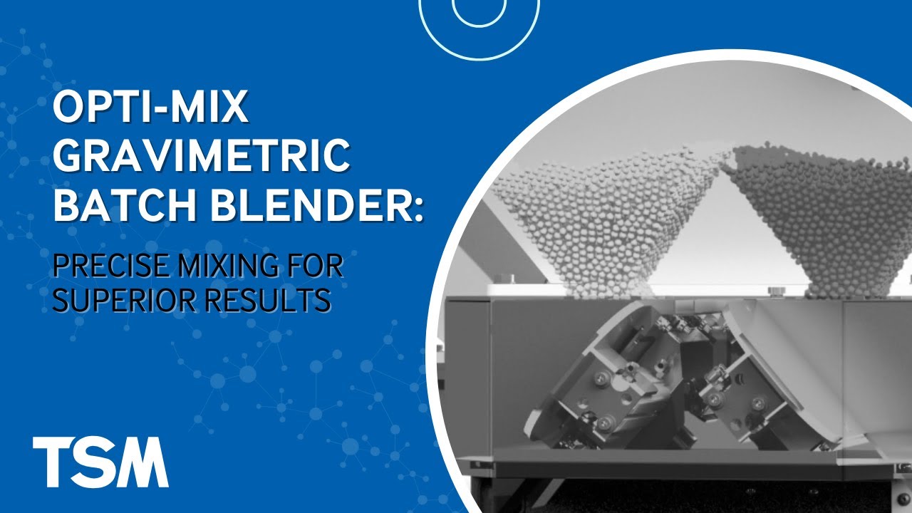TSM's OptiMix Gravimetric Batch Blender: Precise Mixing for Superior Results