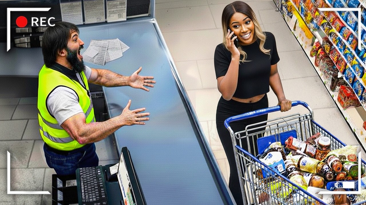 Shoplifter Pushes Full Cart Past Checkout Like Nothing’s Wrong