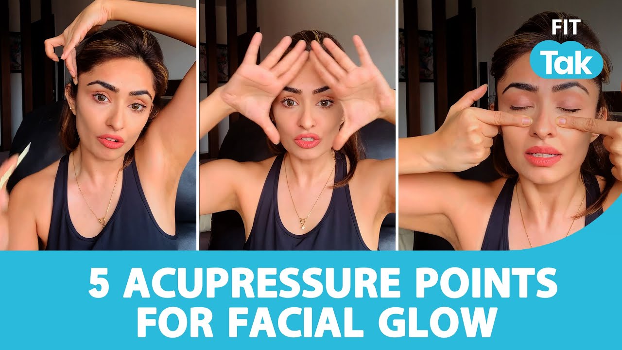Acupressure Points For Stress Relieve | Acupressure For Perfect Skin | Face Yoga By Vibhuti