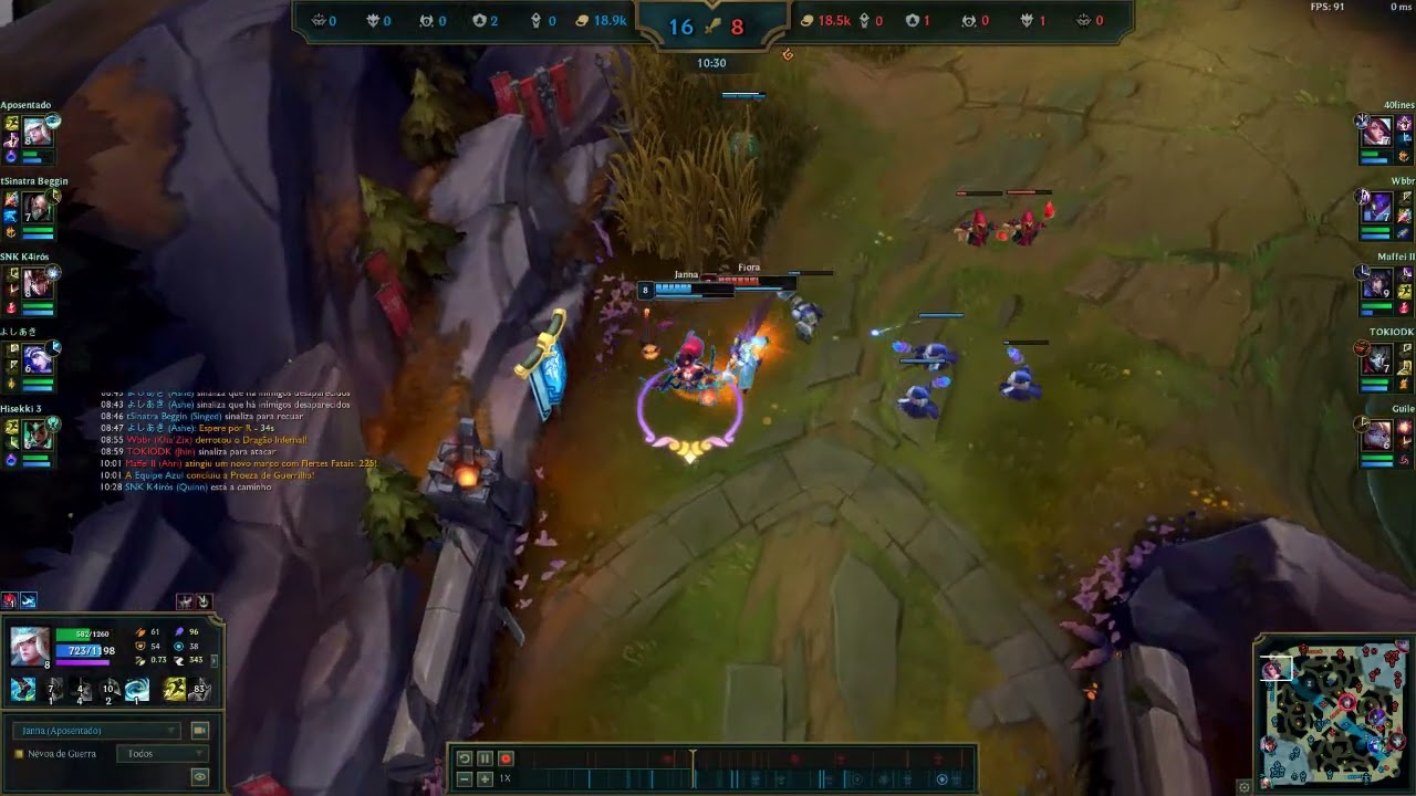 Fiora vs Janna