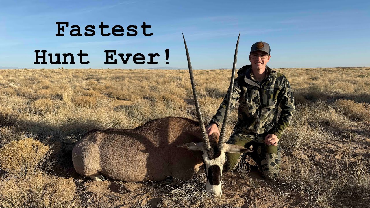 Hunting African Oryx in New Mexico!