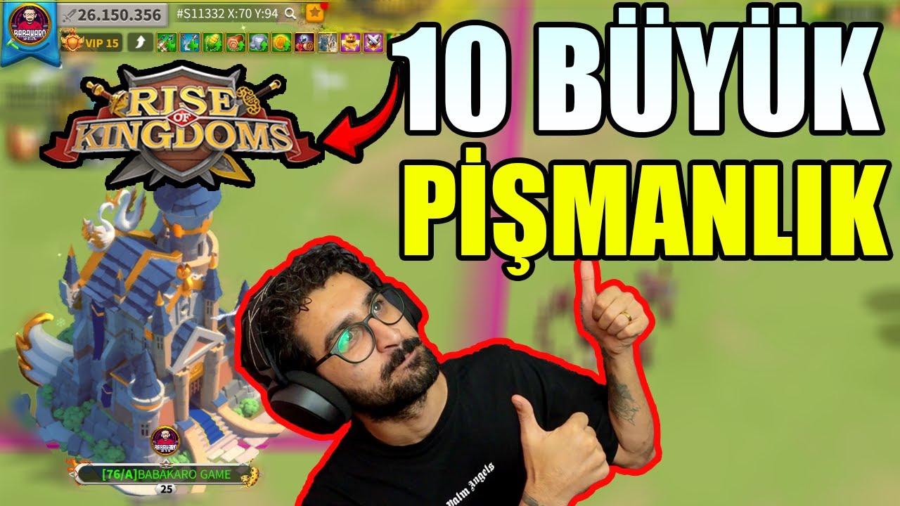 Pişman Olacağınız 10 Şey! Rise of Kingdoms'da Başlangıç Rehberi - Rise of Kingdoms