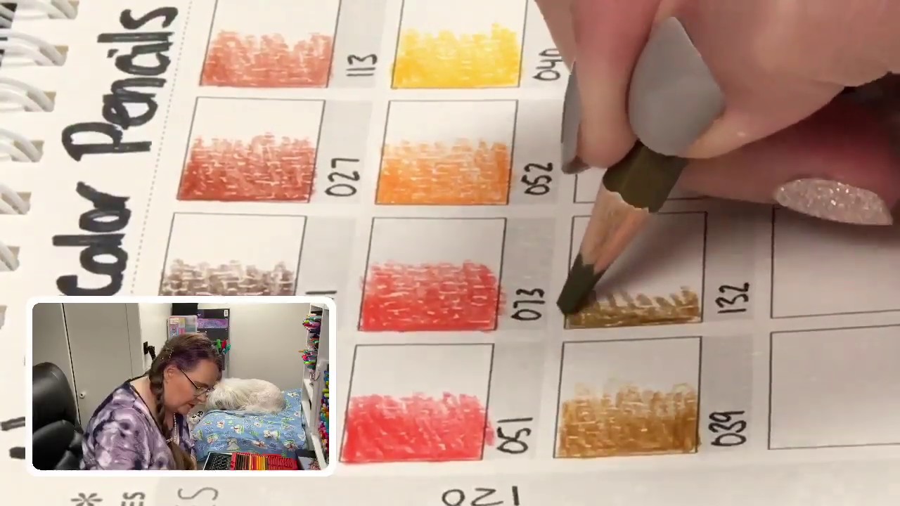 Swatching Arteza Woodless Watercolor Pencils - Preparing for the Big Showdown - Part 2 (LIVE)