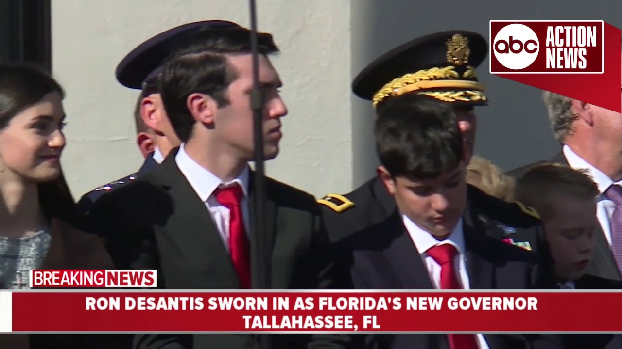 Ron DeSantis sworn in as Florida's new governor