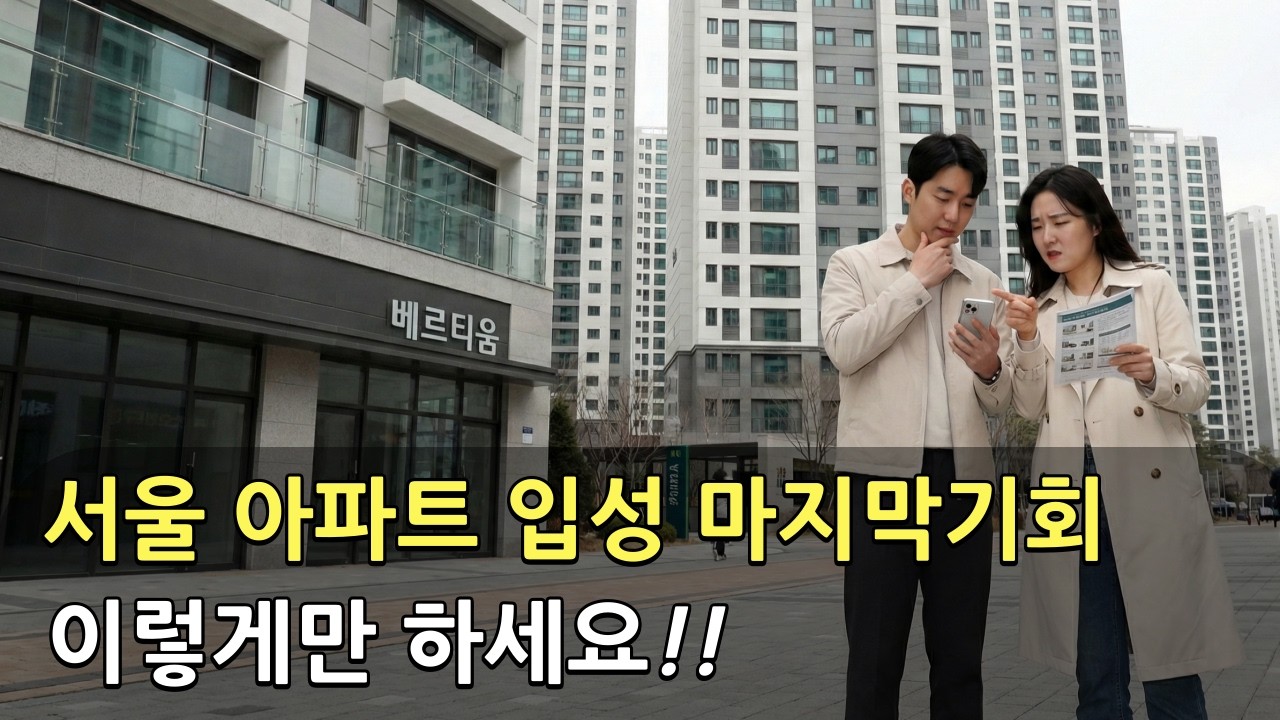 이제 MZ는 서울 아파트 꿈도 못 꾼다? 서울 입성 마지막 기회 (매물광고❌)