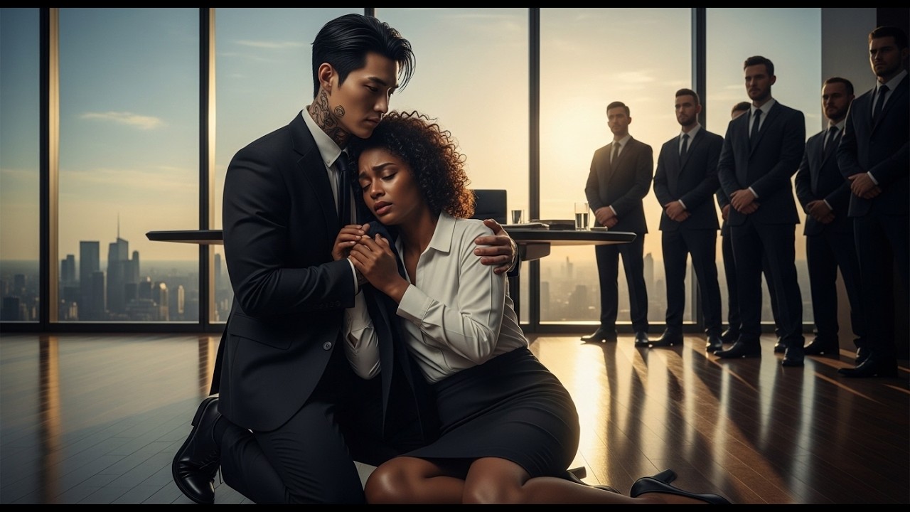 Too Weak to Speak,Black Secretary Collapsed in the Boardroom—The Korean Mafia Boss Saw Her Bruises..