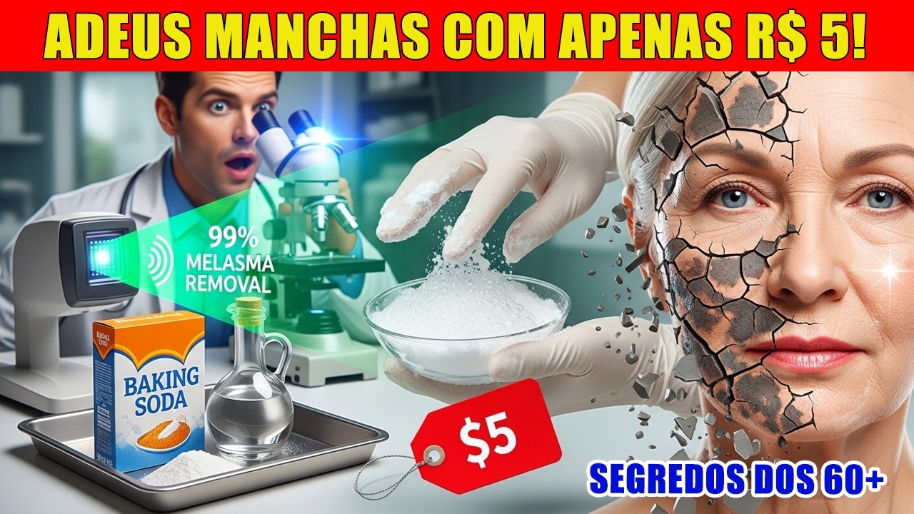 Bicarbonato no Rosto: O Segredo de R$ 5 para Remover Manchas e Rejuvenescer aos 60+