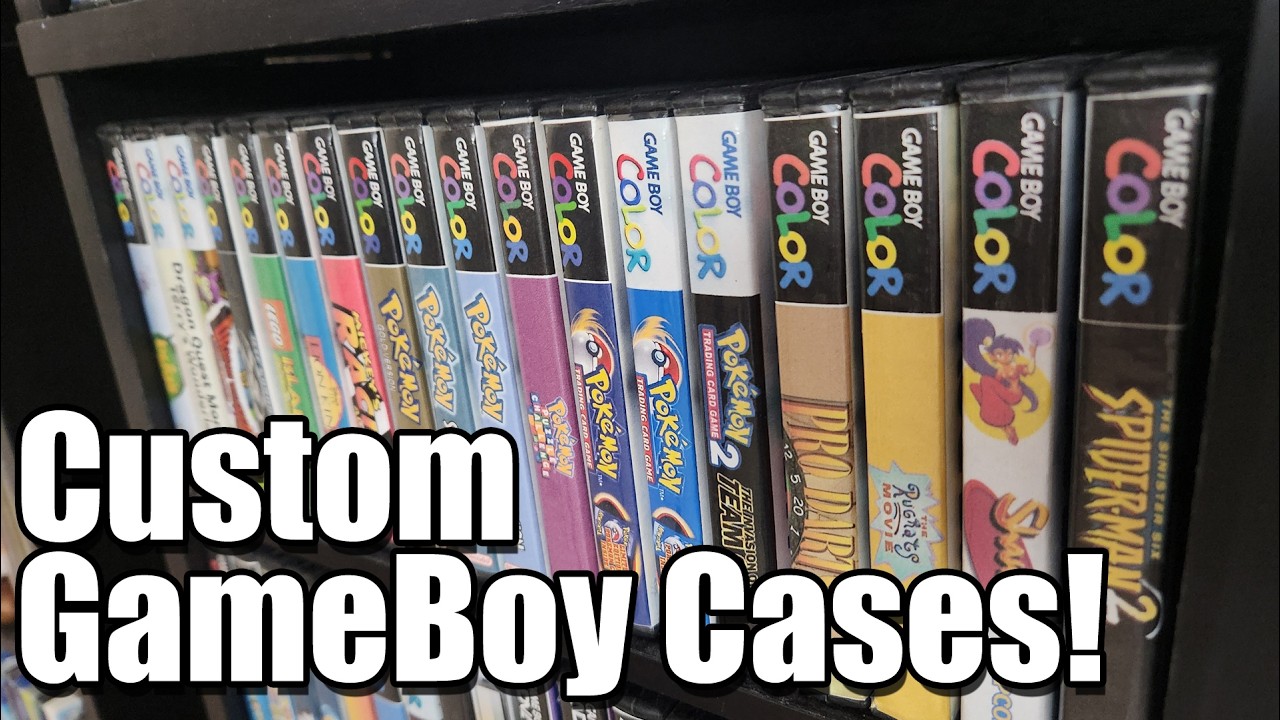 The BEST Way to Organize GameBoy Games! - The Cover Project