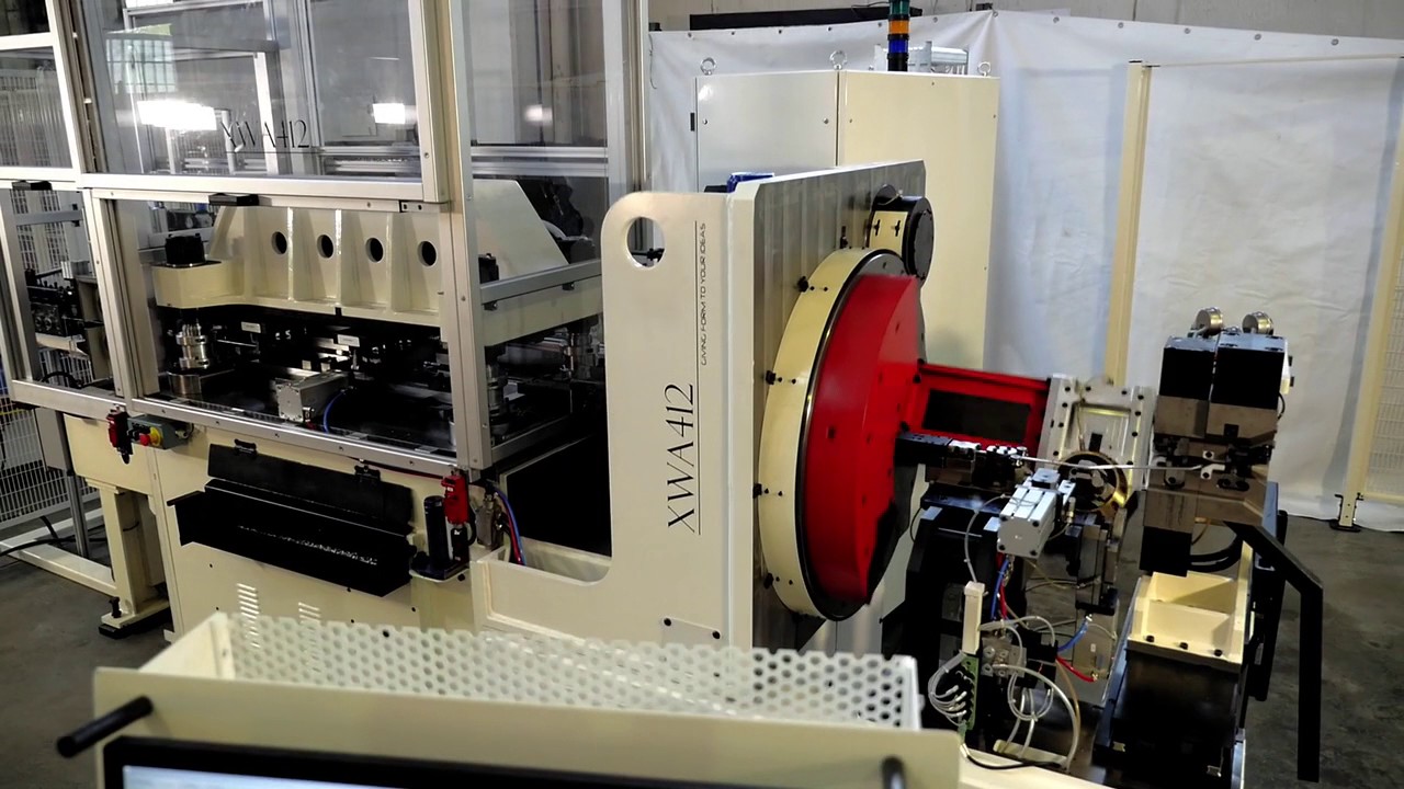 OMCG XWA - PIEGATRICE CNC PER ASTE TERGICRISTALLO | OMCG XWA - CNC BENDING MACHINE FOR WIPER ARMS