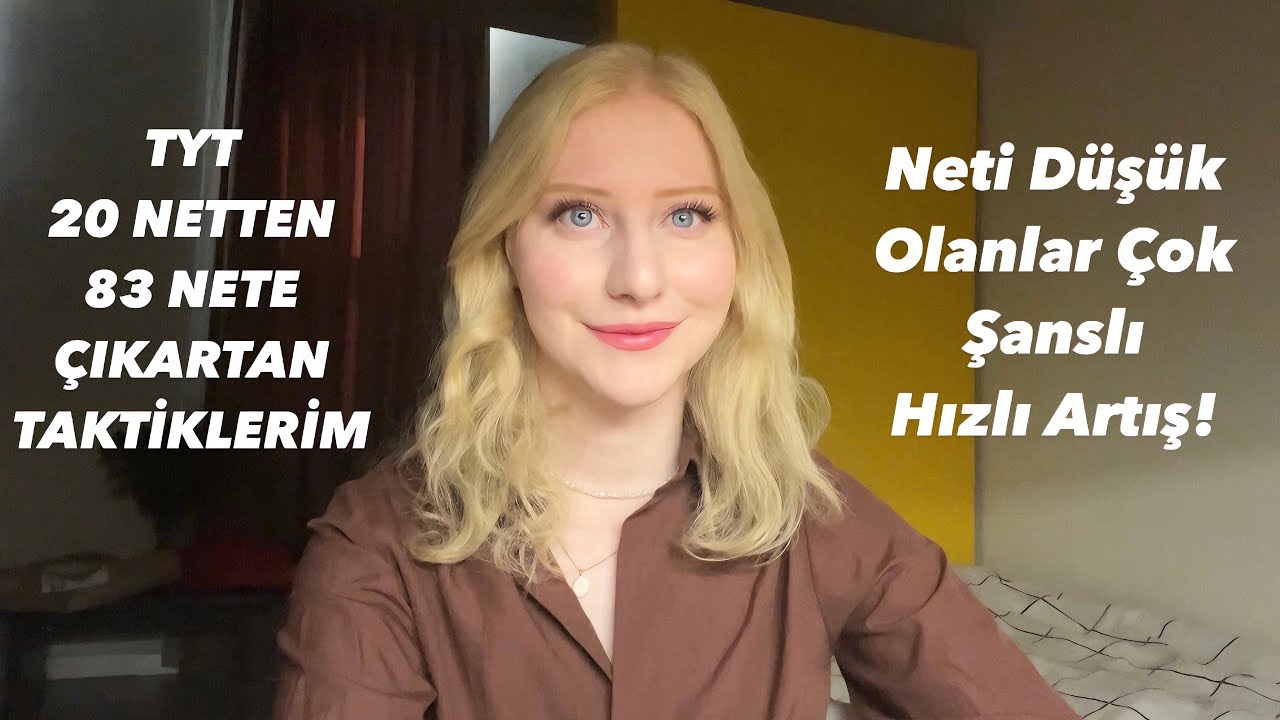 Tyt 20 Netten 83 Nete Çıkartan 5 Deneme Taktiğim |    5 Maddede Derece Yap