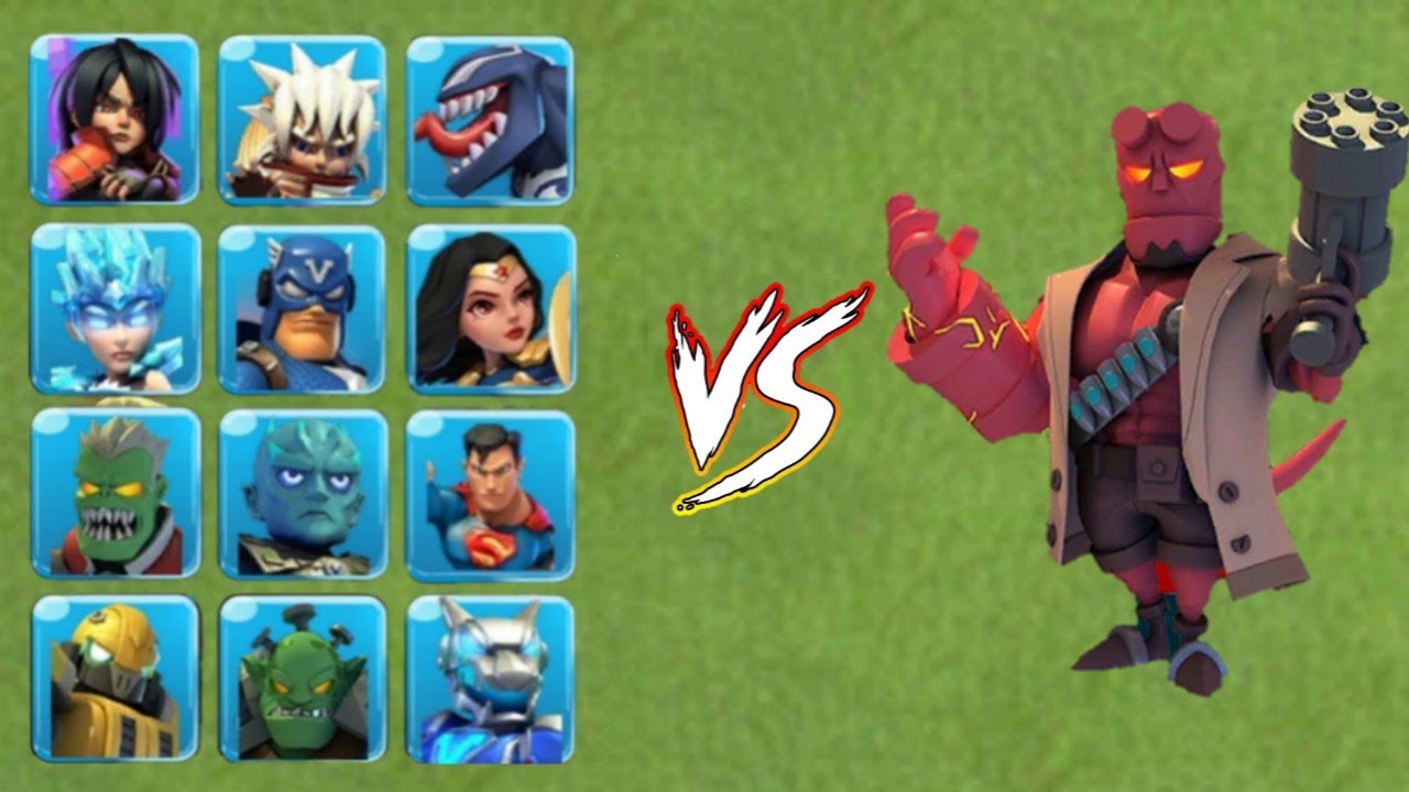 HELLBOY VS OTHER HERO | CLASH OF ZOMBIES