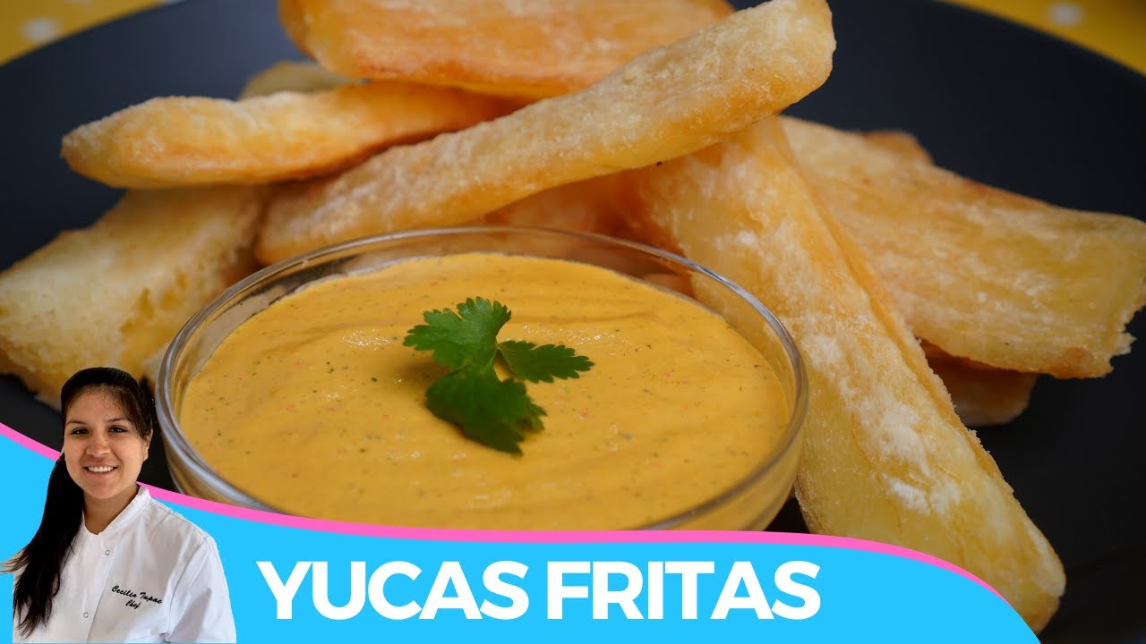 🇵🇪 YUCAS FRITAS PERUANAS | RECETA FACIL Y DELICIOSA