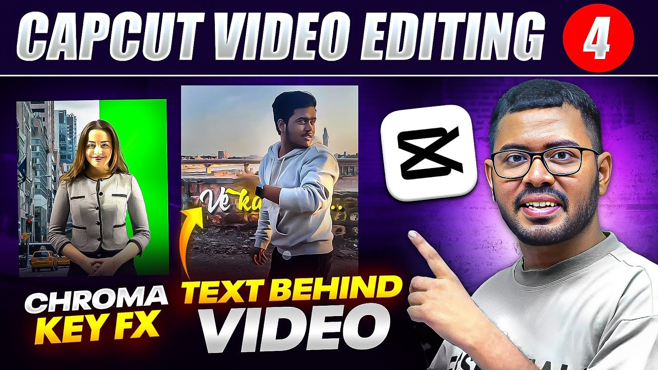 How to Edit GREEN SCREEN Videos? CapCut VIDEO EDITING 04 || Text Behind Video || Shadab Alam
