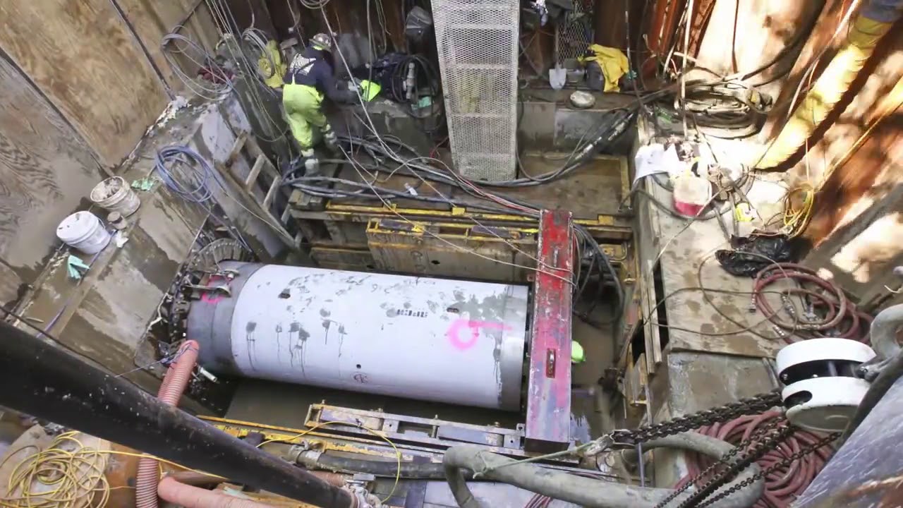 Pipe Jacking/Microtunnelling Time lapse