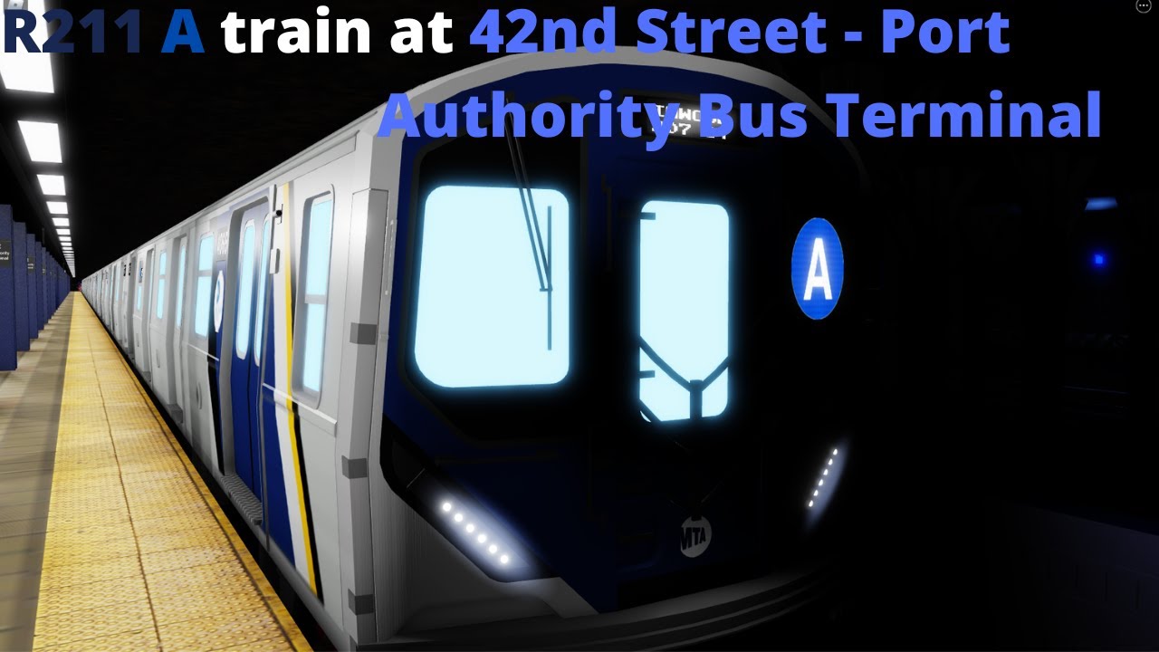 R211 A train @ 42nd Street - Port Authority Bus Terminal