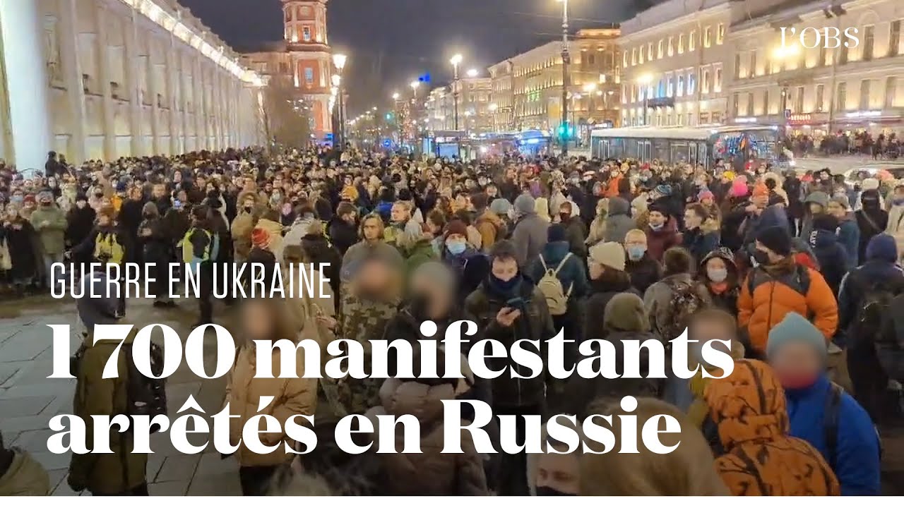 Russie : la police réprime les manifestations contre la guerre en Ukraine