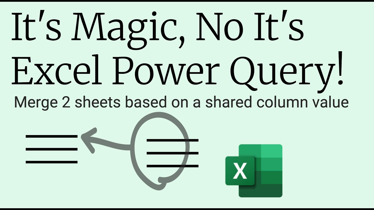 Excel Power Query: Merge Queries (Like Vlookup but More Magic-y!)