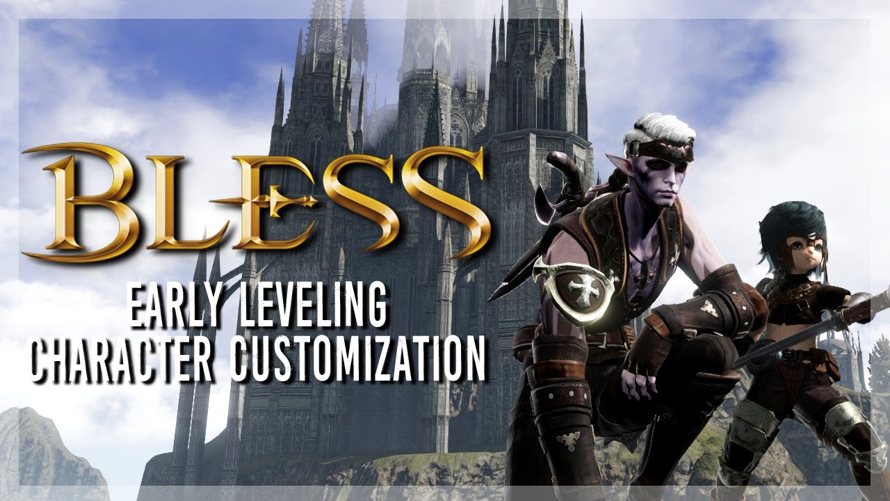 Bless Online | RU OBT | Character Customization, Early Leveling & Dueling