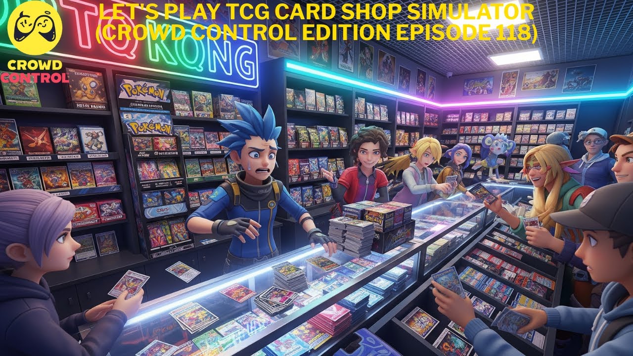 (Vertical) Let's Play TCG Card Shop Simulator (Crowd Control Edition Episode 118)